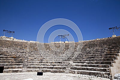 Ruins at Kourion, Cyprus Stock Photo