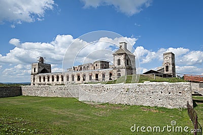 Ruins of Krzyztopor Castle in Ujazd, Poland Stock Photo