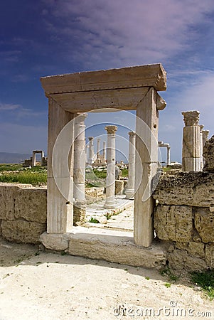 The Ruins of Laodicea a city of the Roman Empire in modern-day , Turkey,Pamukkale. Stock Photo