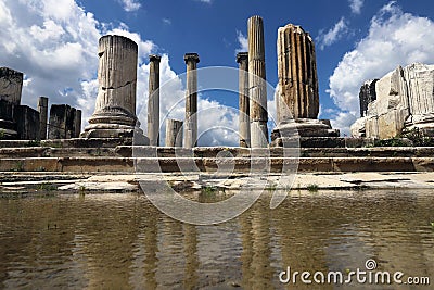 Ruins of Magnesia Stock Photo