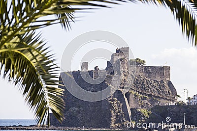 Castello Normanno in Aci Castello, Sicily, Italy Stock Photo