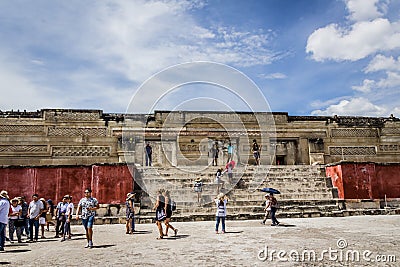 Ruins of Mitla in Oaxaca Mexico Editorial Stock Photo
