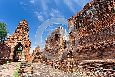 Ruins of Prasat Nakorn Luang,Amphoe Nakorn Luang,Phra Nakorn Si Ayutthaya,Thailand Stock Photo