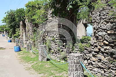 The Ruins of Presidencia Building in Sorsogon Stock Photo