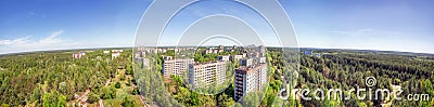 The Ruins of Pripyat and Chernobyl Stock Photo