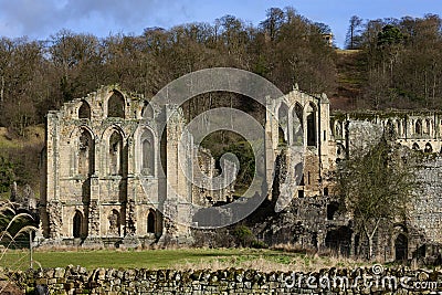 Ruins of Rievaulx Abbey Stock Photo