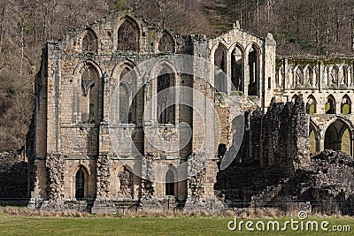 Ruins of Rievaulx Abbey Stock Photo