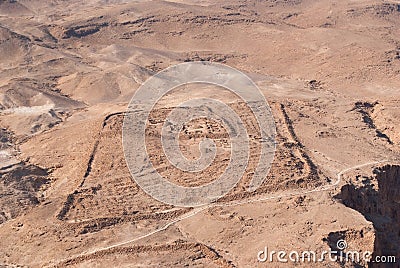 Ruins of Roman encampment Stock Photo