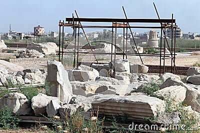 Ruins in Shush Stock Photo