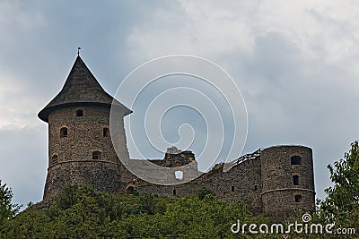 Ruins of SomoskÅ‘ Castle in Hungary Stock Photo