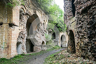 Ruins of Tarakanivskiy Fort, Rivne region, Ukraine Stock Photo