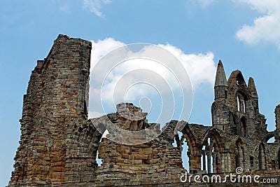 Ruins of Whitby Abbey Editorial Stock Photo