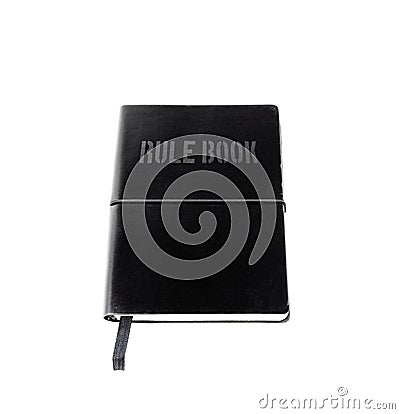 Rule book Stock Photo