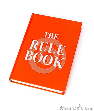 The rule book Stock Photo