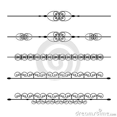 Rule lines Vector Illustration