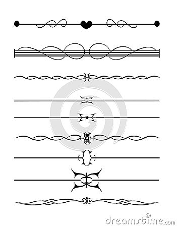 Rule lines Stock Photo