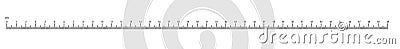 Ruler cm measurement up to 40cm numbers vector scale Vector Illustration