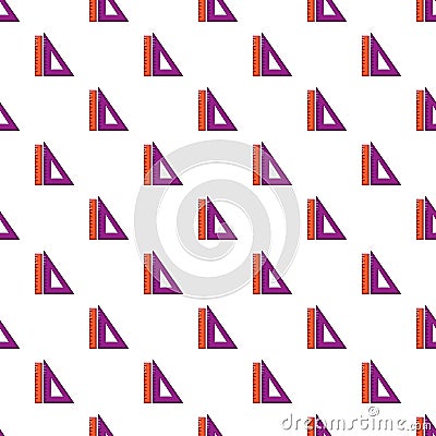 Ruler set pattern seamless Vector Illustration