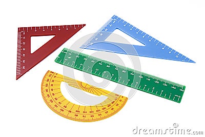 Rulers Stock Photo