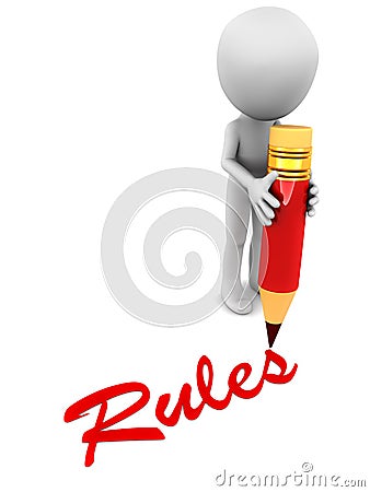 Rules Stock Photo