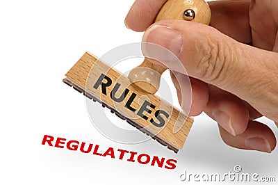 Rules and regulations Stock Photo