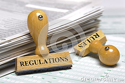 Rules and regulations Stock Photo