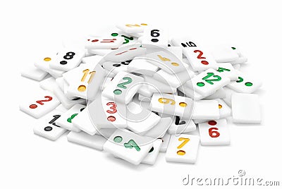 Rummy pieces Stock Photo