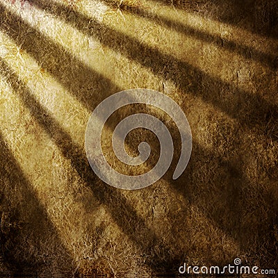 Rumpled brown paper Stock Photo