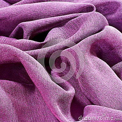 Rumpled fabric Stock Photo