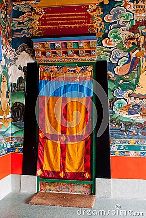 Rumtek Monastery Interior Editorial Stock Photo