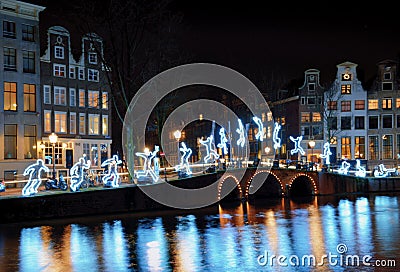 Run Beyond in Amsterdam,the Netherlands Stock Photo