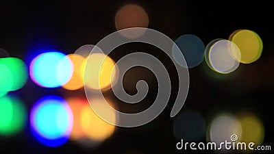 Rundes mehrfarbiges Licht stock video footage Rundes mehrfarbiges Licht stock video footage
