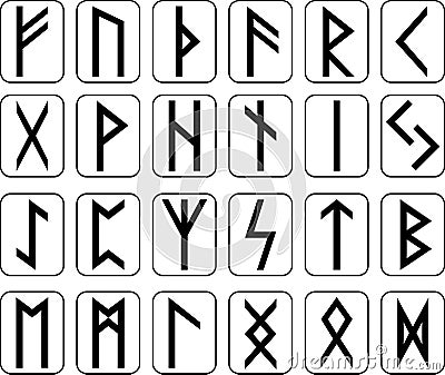 Runes Vector Illustration