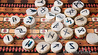 Runes Stock Photo