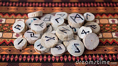 Runes Stock Photo