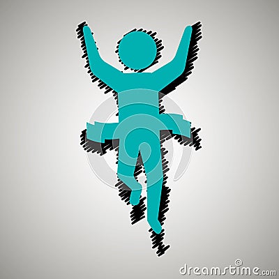 runner avatar design Cartoon Illustration