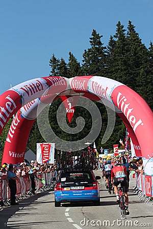 Runners at the last kilometer Editorial Stock Photo