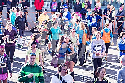 Running event at Seattle Center Editorial Stock Photo