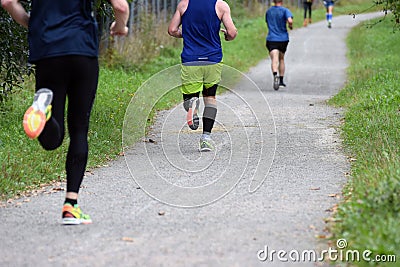 Runners Editorial Stock Photo