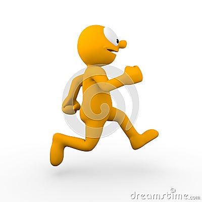 Running Stock Photo