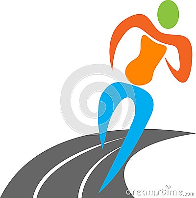 Running Vector Illustration