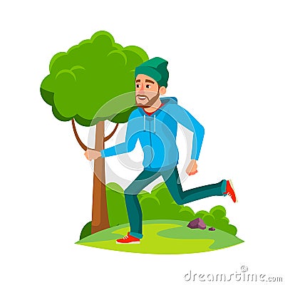 Running businessman winner vector Stock Photo