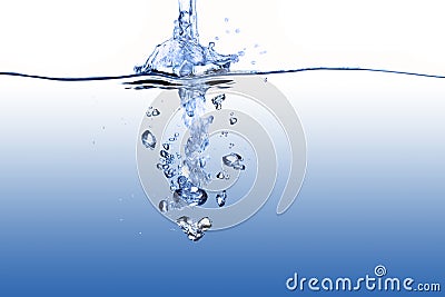 Running clear clean fresh water Stock Photo
