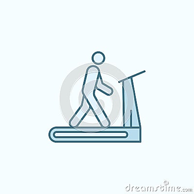 Running field outline icon. Element of medicine physiotherapy of legs icon. Thin line icon for website design and development, app Stock Photo