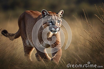 Running Puma Stock Photo