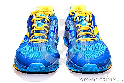 Running shoes Stock Photo