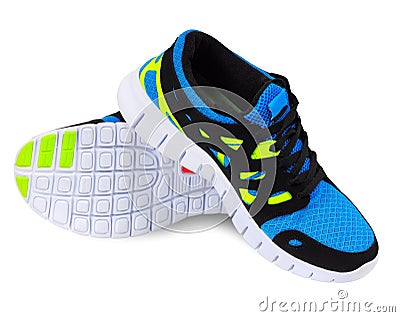 Running shoes Stock Photo