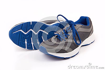 Running shoes Stock Photo