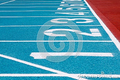 Running track Stock Photo