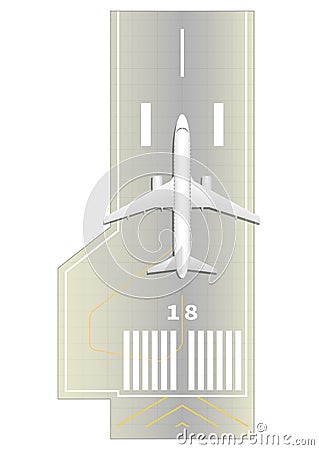 Runway Vector Illustration